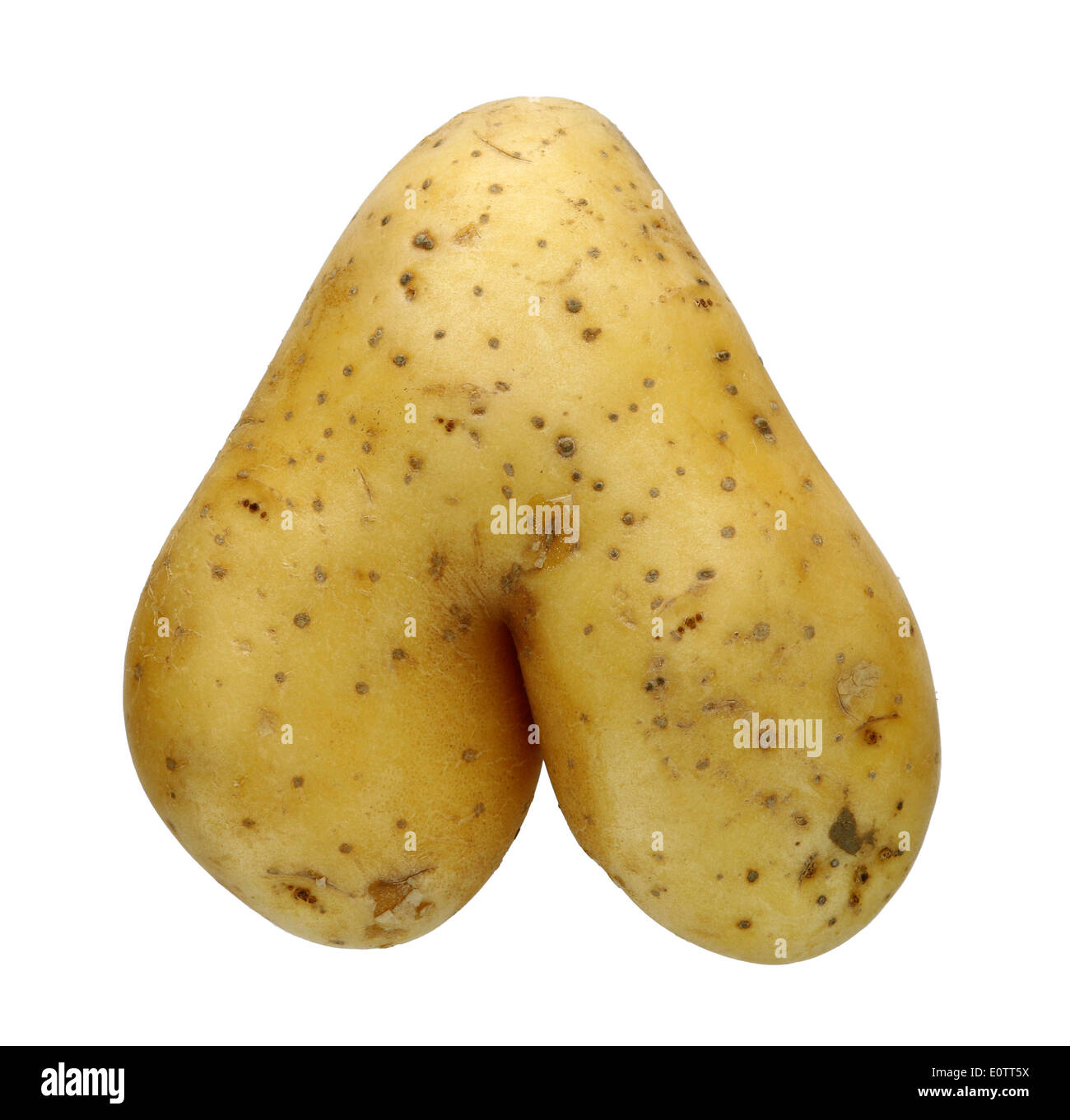 Bizarre Kartoffel - Makro Stockfoto
