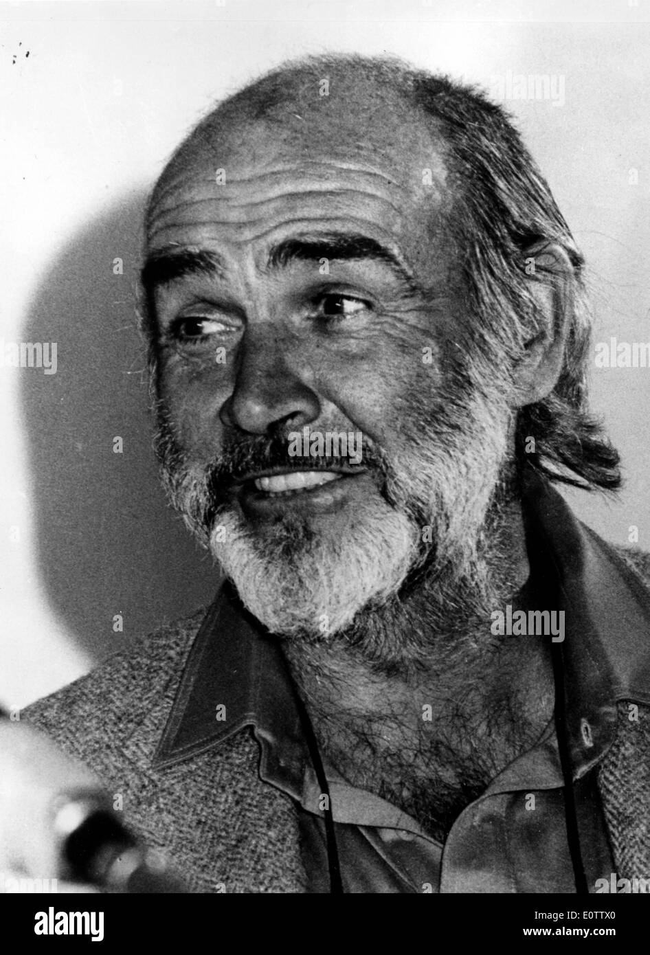 Schauspieler Sean Connery in seinen späteren Jahren Stockfoto