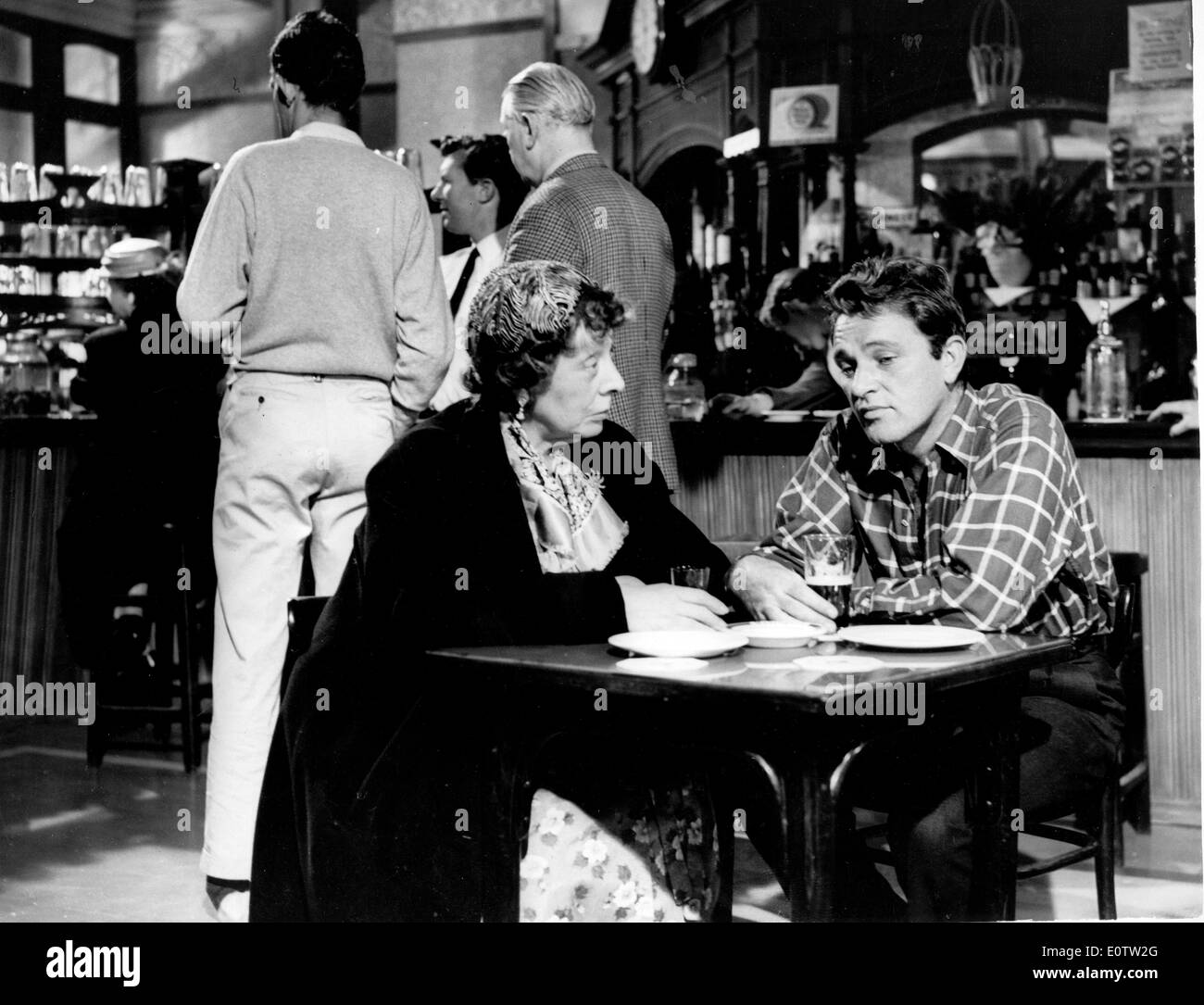 Schauspieler Richard Burton in einer Szene aus einem film Stockfoto