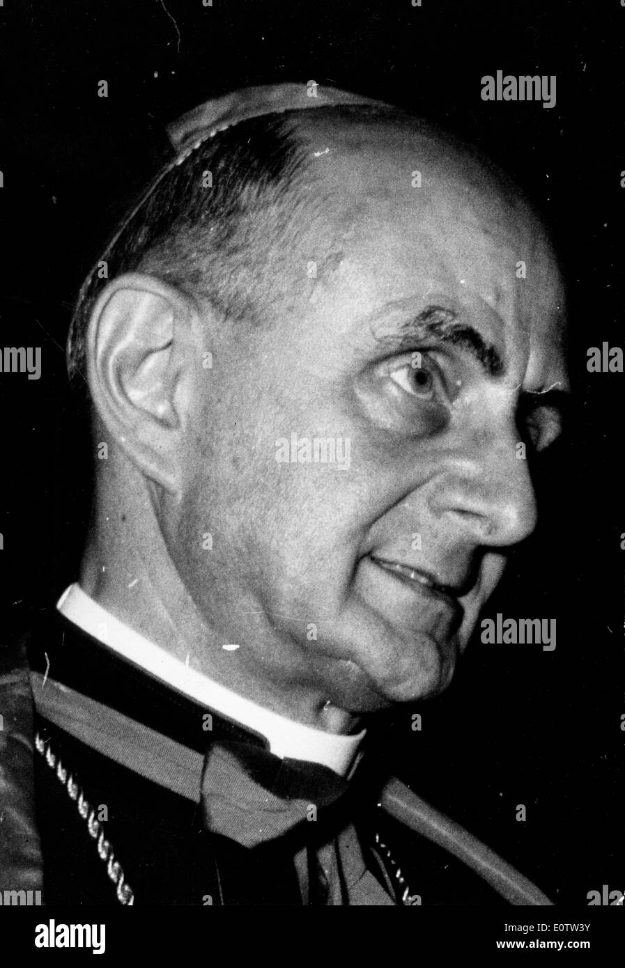 Nahaufnahme von Papst Paul VI. Stockfoto