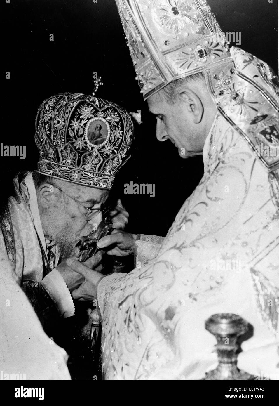 Papst Paul Vl ist gesegnet Stockfoto