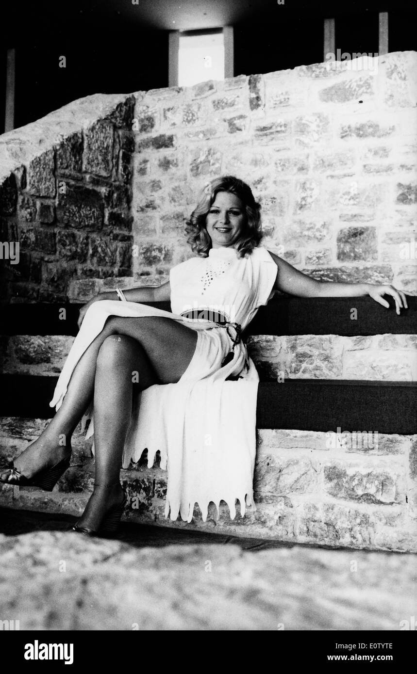 Portrait von Model Jeane Manson Stockfoto