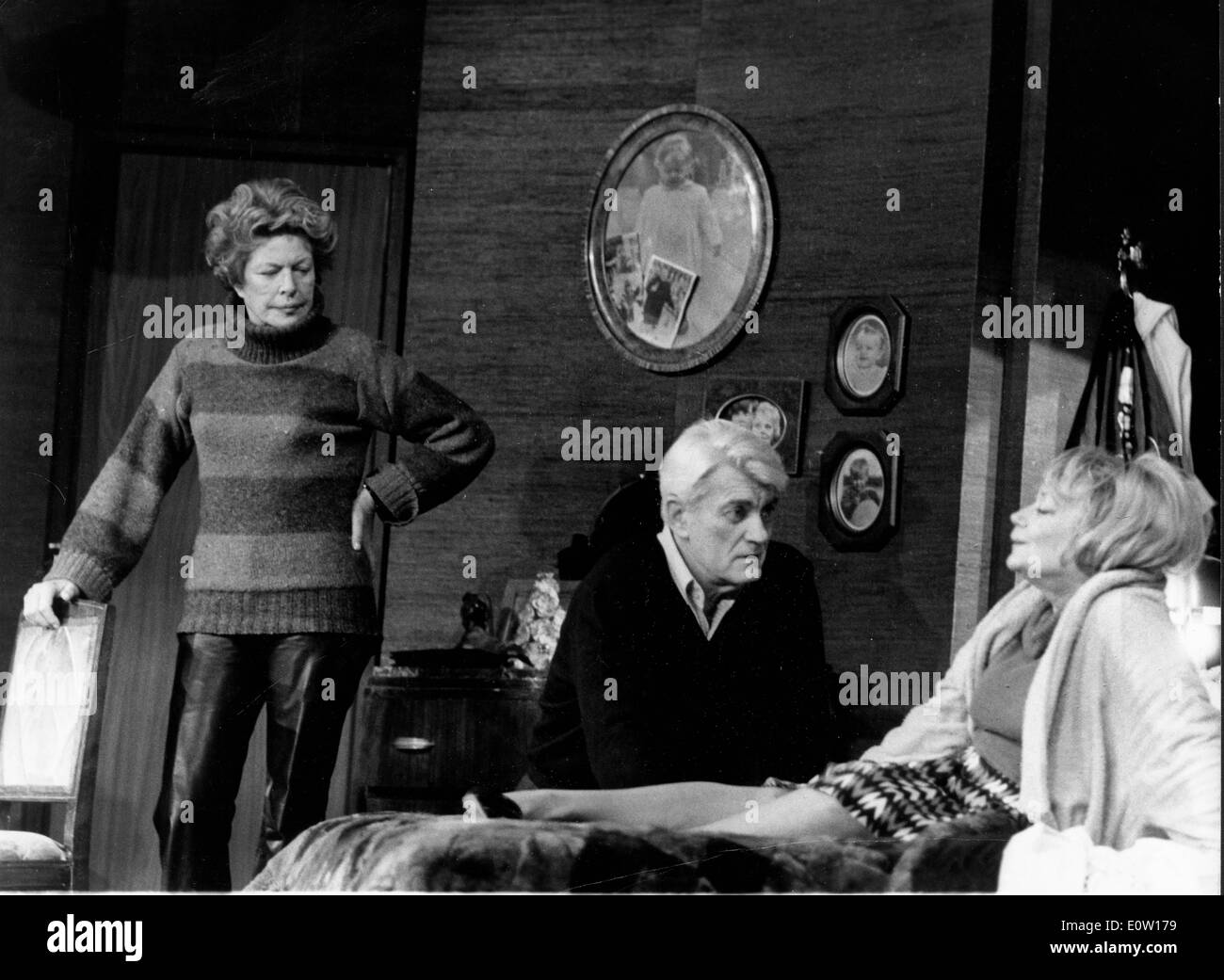 Schauspieler Jean Marais in einer Szene aus einem film Stockfoto