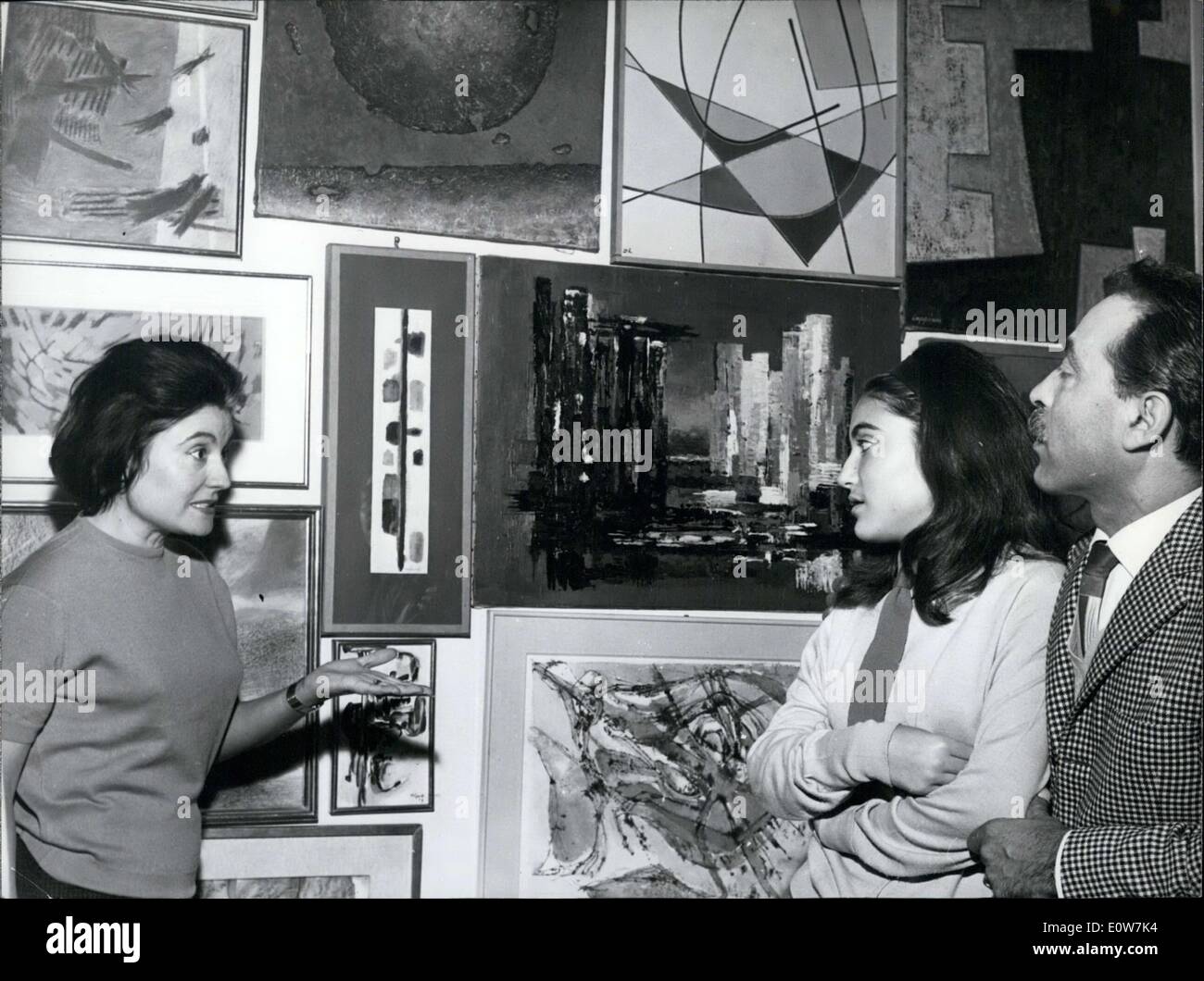 22. Dezember 1961 - eine Kunstsammlung von Michel Sapone und andere Stockfoto