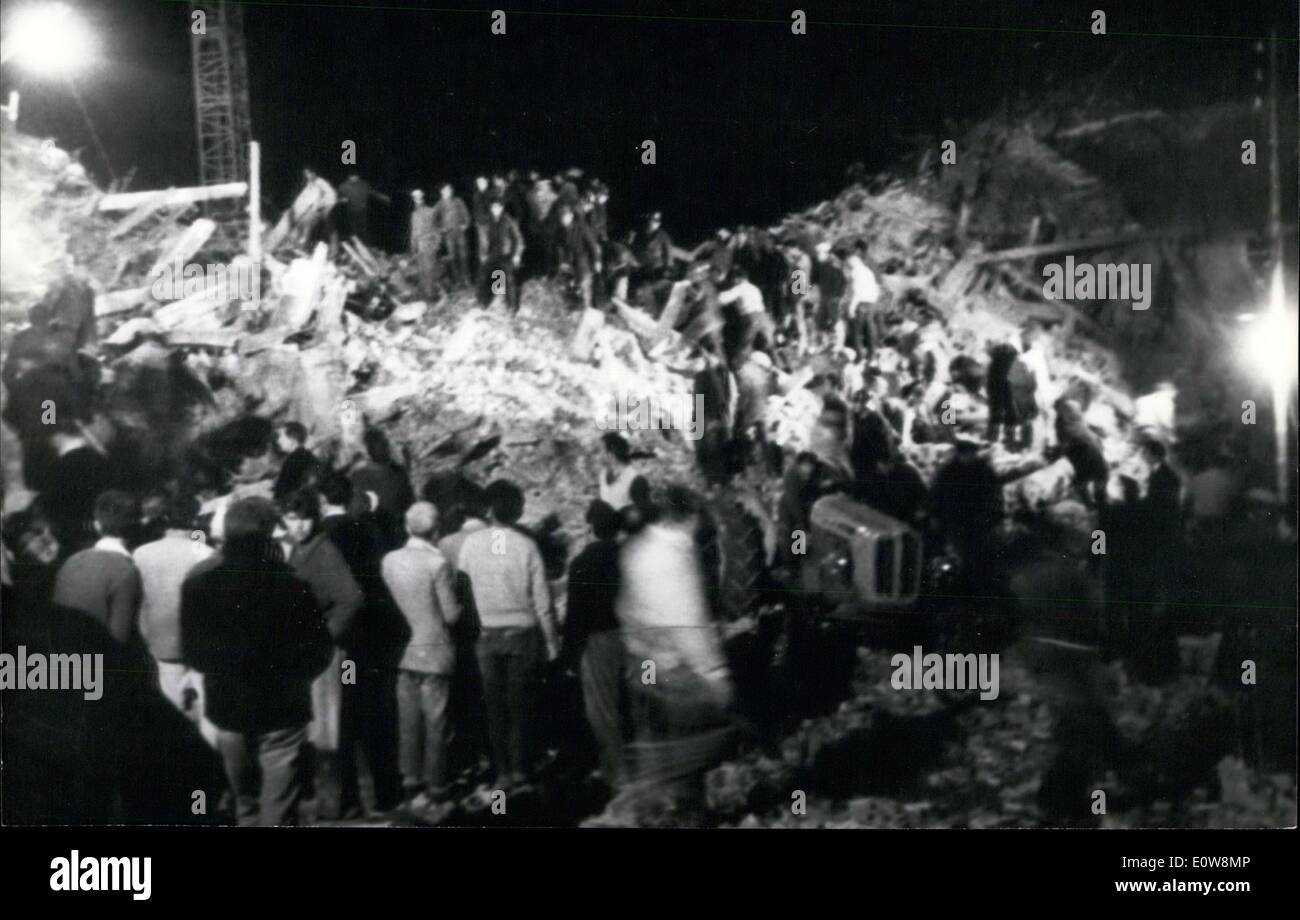 24. Januar 1962 - 32 Verletzungen, in der Nähe von Barcelona Stockfoto
