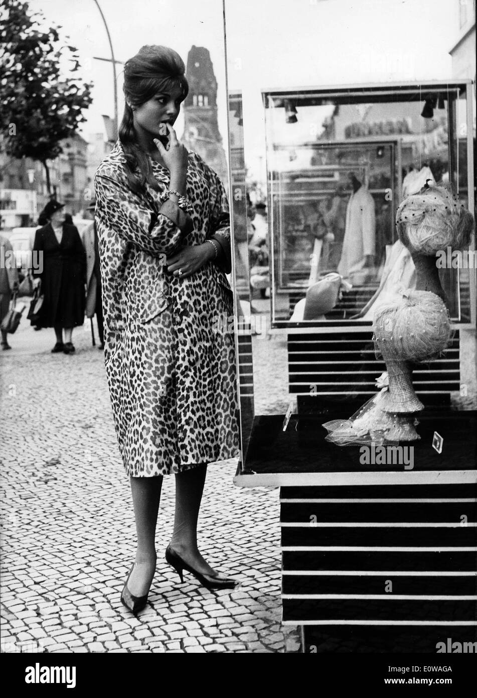 Schauspielerin Daliah Lavi Läden in Berlin Stockfoto