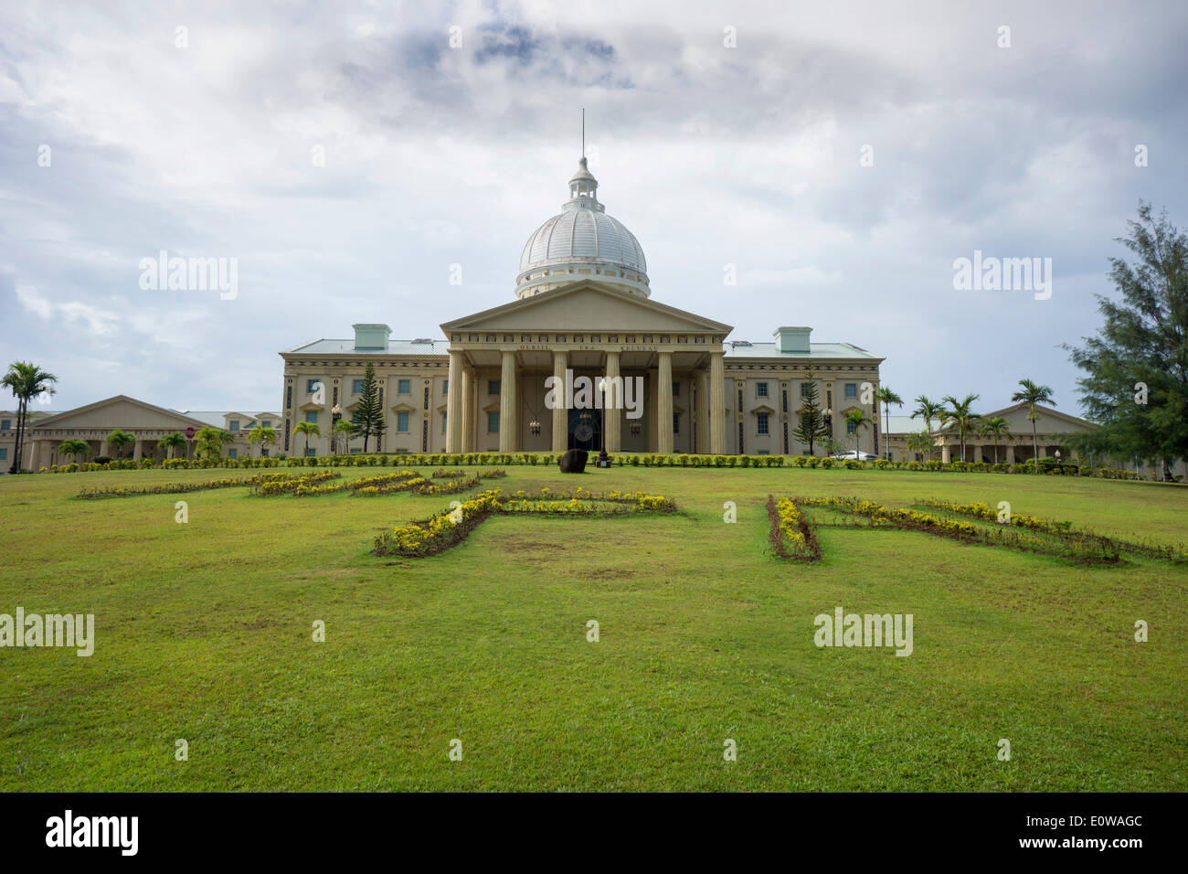 Capitol complex, Regierungsgebäude, Melekeok, Palau Stockfoto