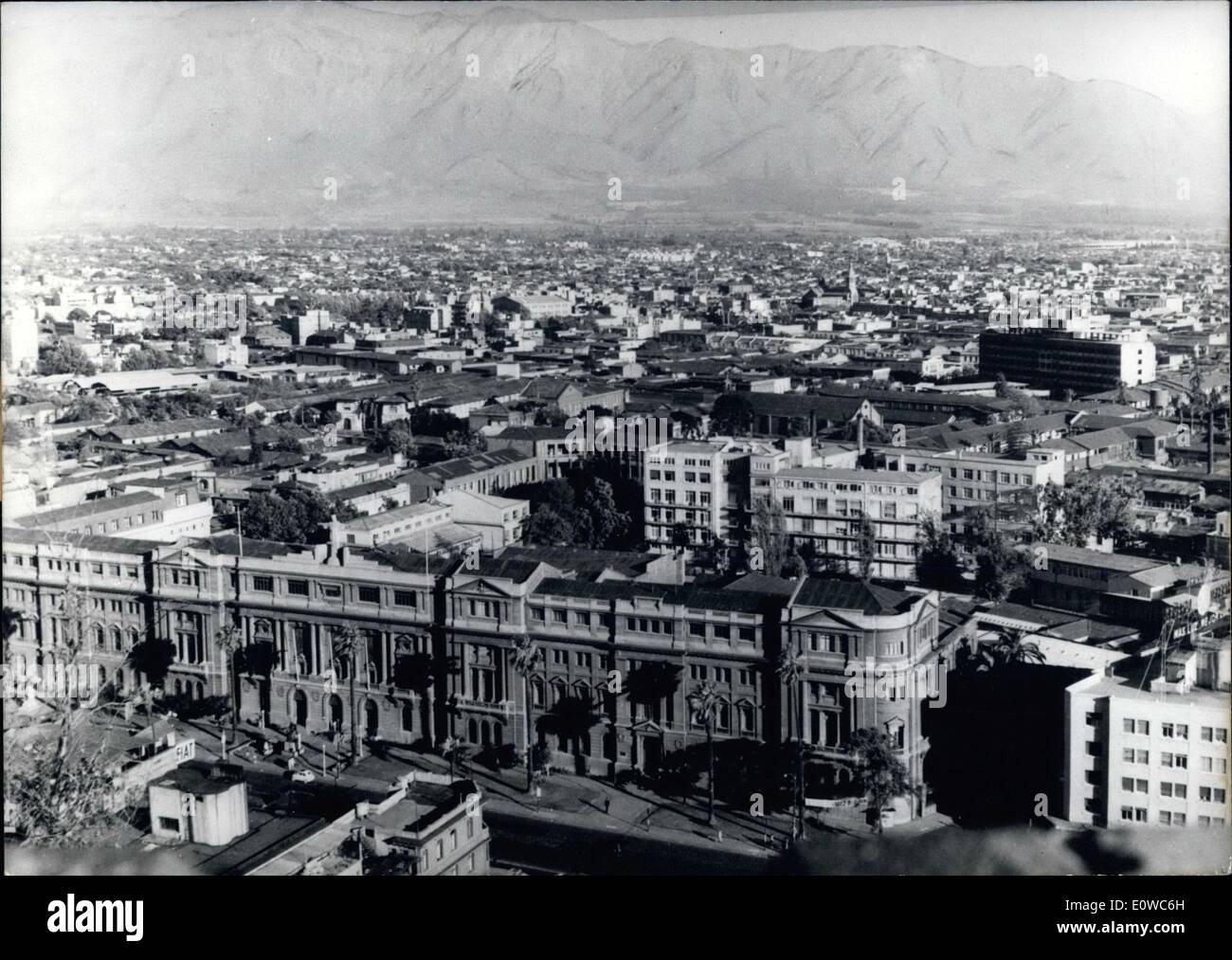 5. Mai 1962 - Fußball-WM in Chile; ... ...wird beginnen Ende Mai 1962. Als /TV des Getriebes wird bot Stockfoto