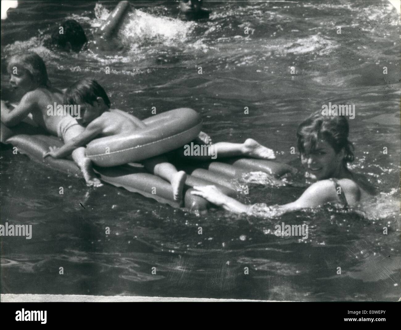 8. August 1962 - Karikatur französische politische mit Vasco Goncalves Stockfoto