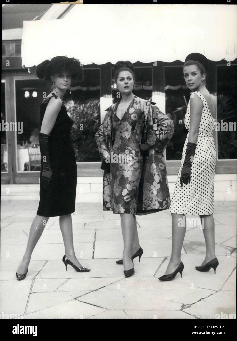 Sept. 30, 1962 - präsentieren die Designer ihre Mode Kollektionen. APRESS.c Stockfoto