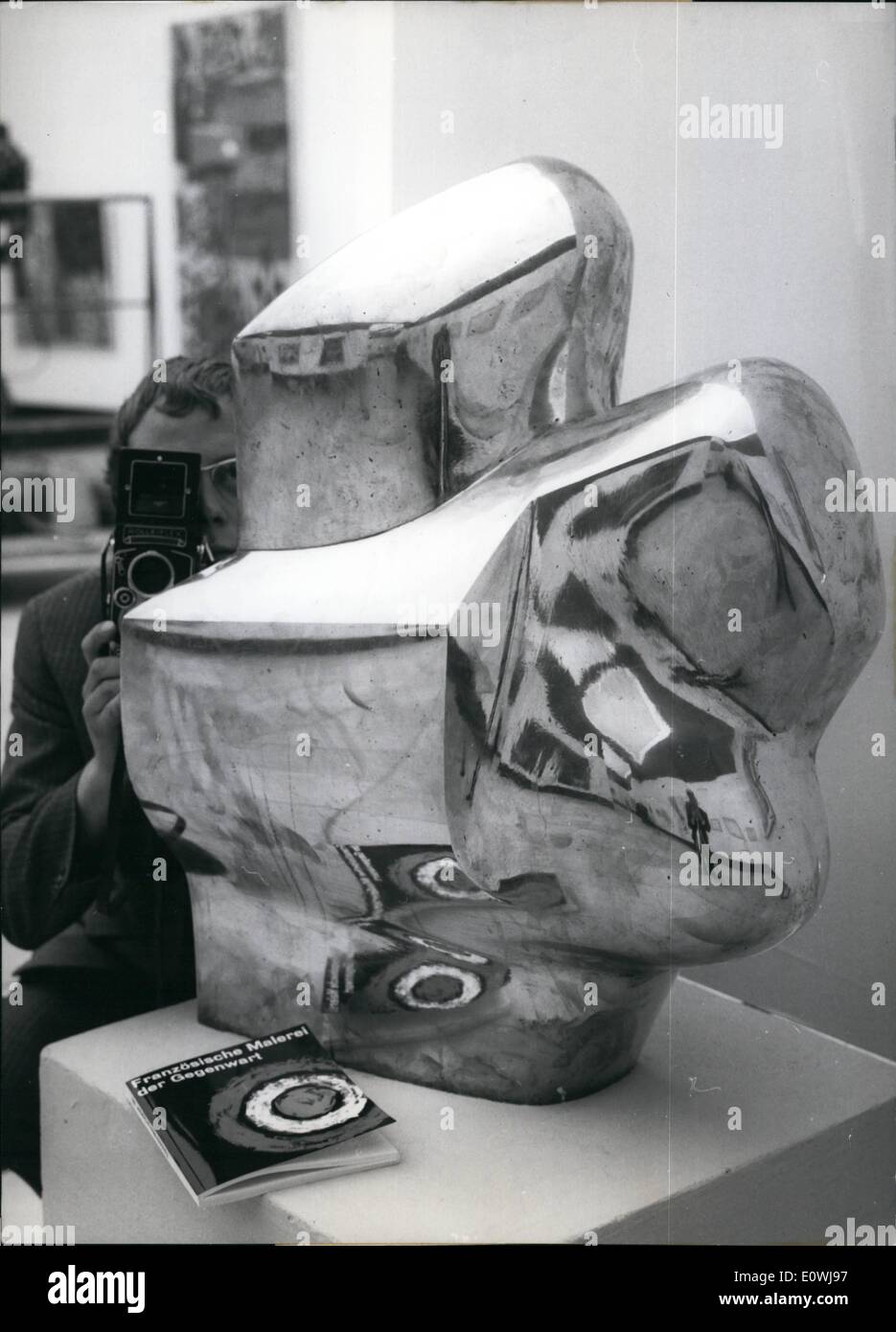 3. März 1963 - '' French Painting Of The Presence'': im Münchner "Haus der Kunst'' am 29. März 63 die Ausstellung '' Französisch Stockfoto