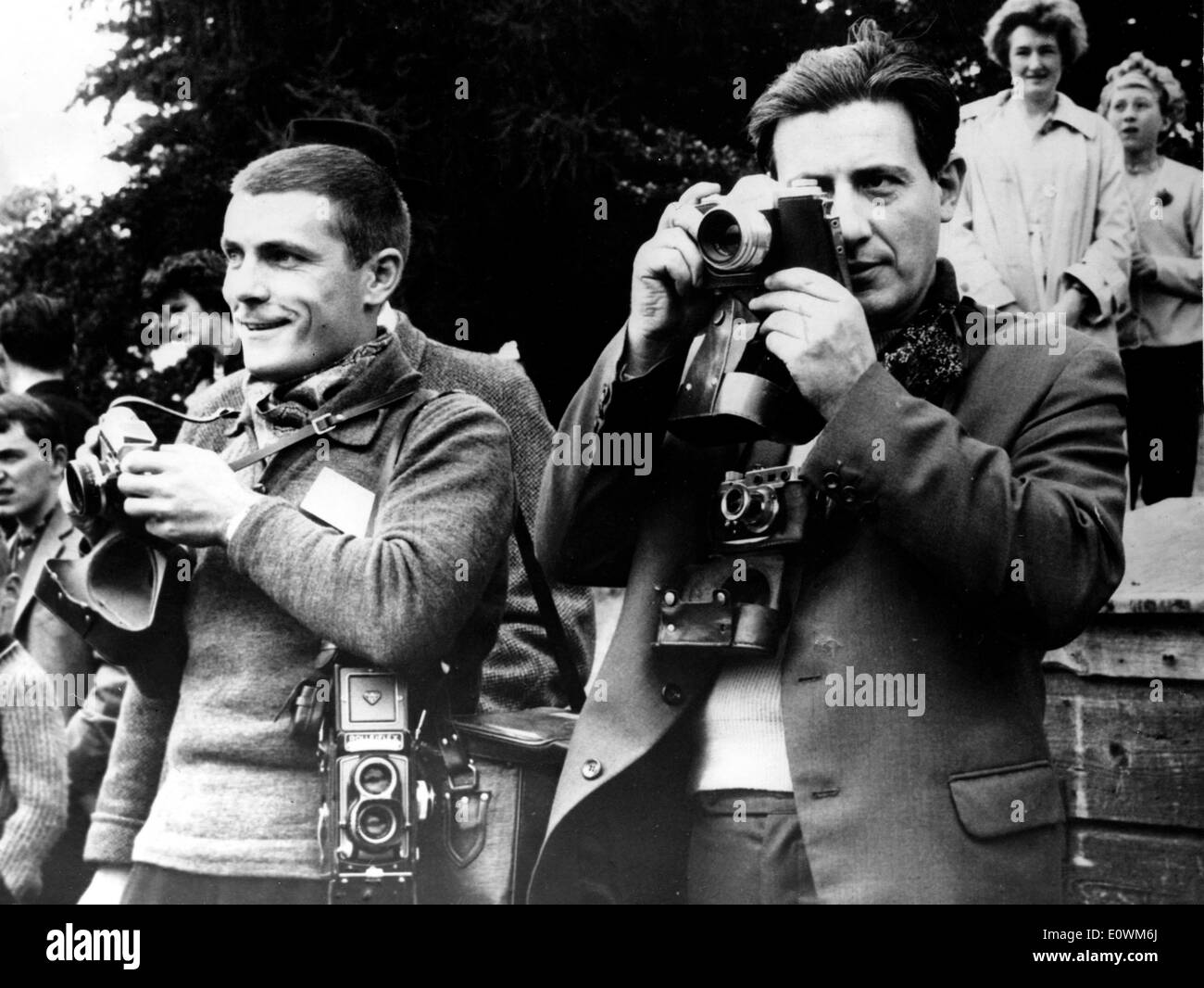 Fotograf Victor Akhlomov schießt Königsfamilie Stockfoto