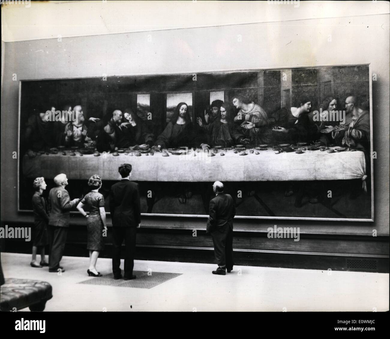 Sept. 09, 1963 - Schätze der Royal Academy ausgestellt. Das Foto zeigt '' The Last Supper "nach Leonardo Da Vinci, Marco D' Oggiono zugeschrieben. Stockfoto