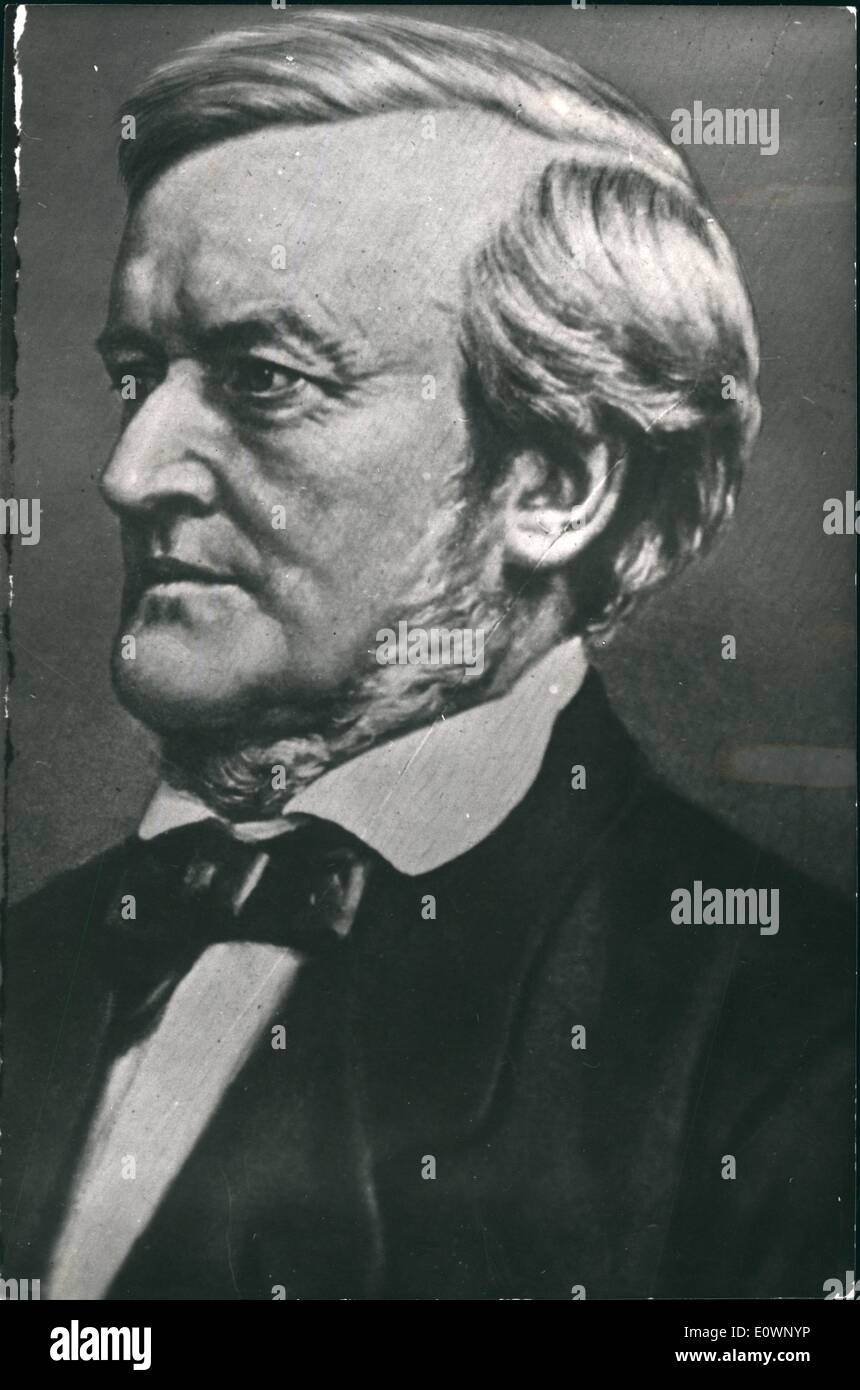 1. Januar 1964 - Richard Wagner: Portrait aus den späteren Jahren des großen Komponisten. Stockfoto