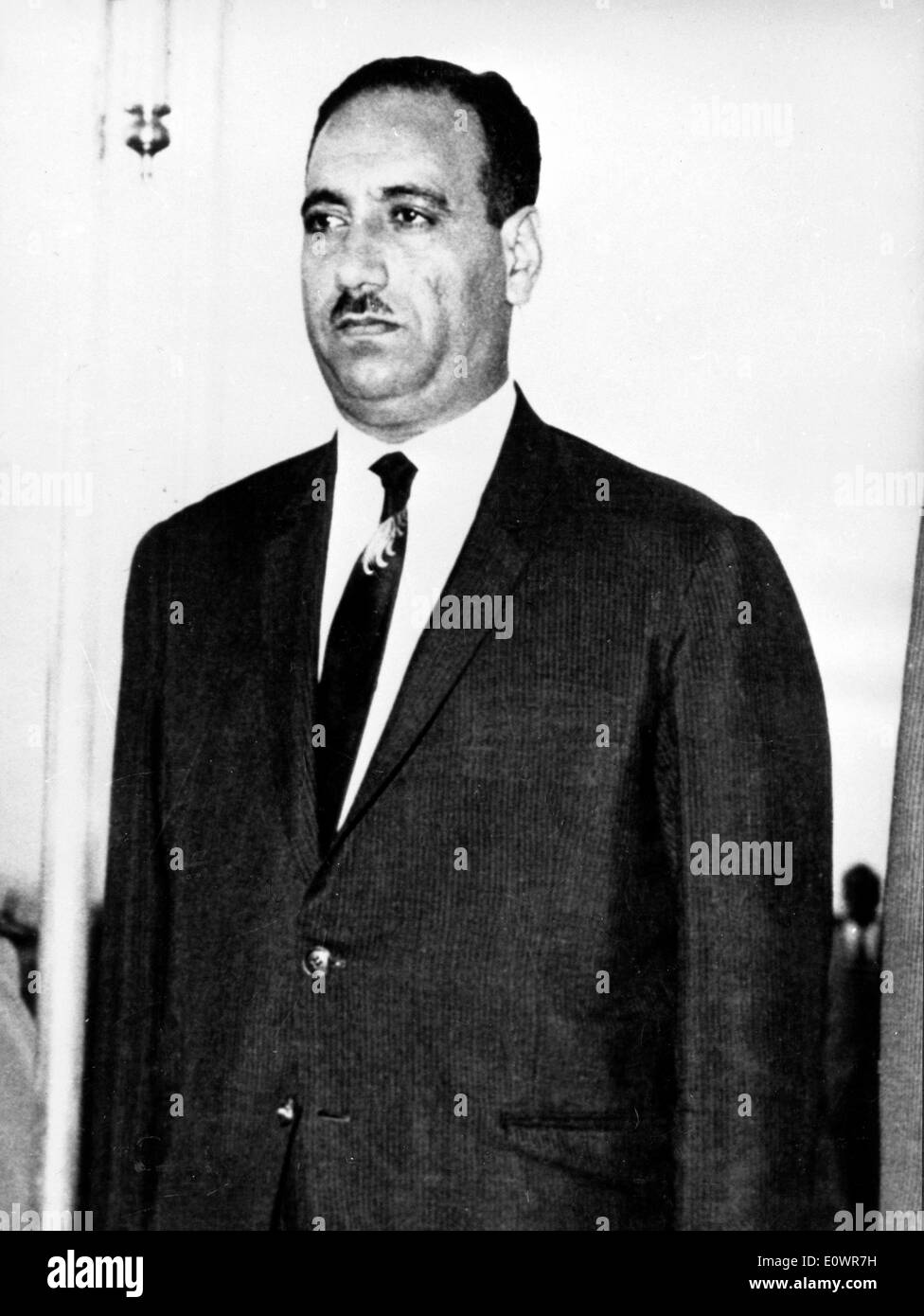 Präsident des Irak Abdul Salam Arif Stockfoto
