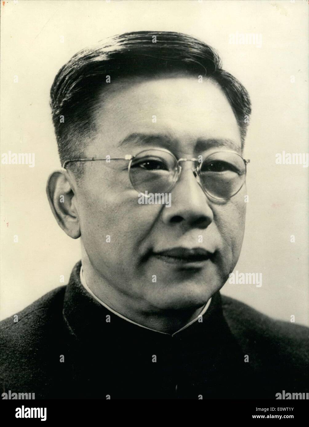 3. April 1964 - Lu Ting-Yi chinesische kommunistische Partei Mitglied & stellvertretender Premierminister ESS Stockfoto