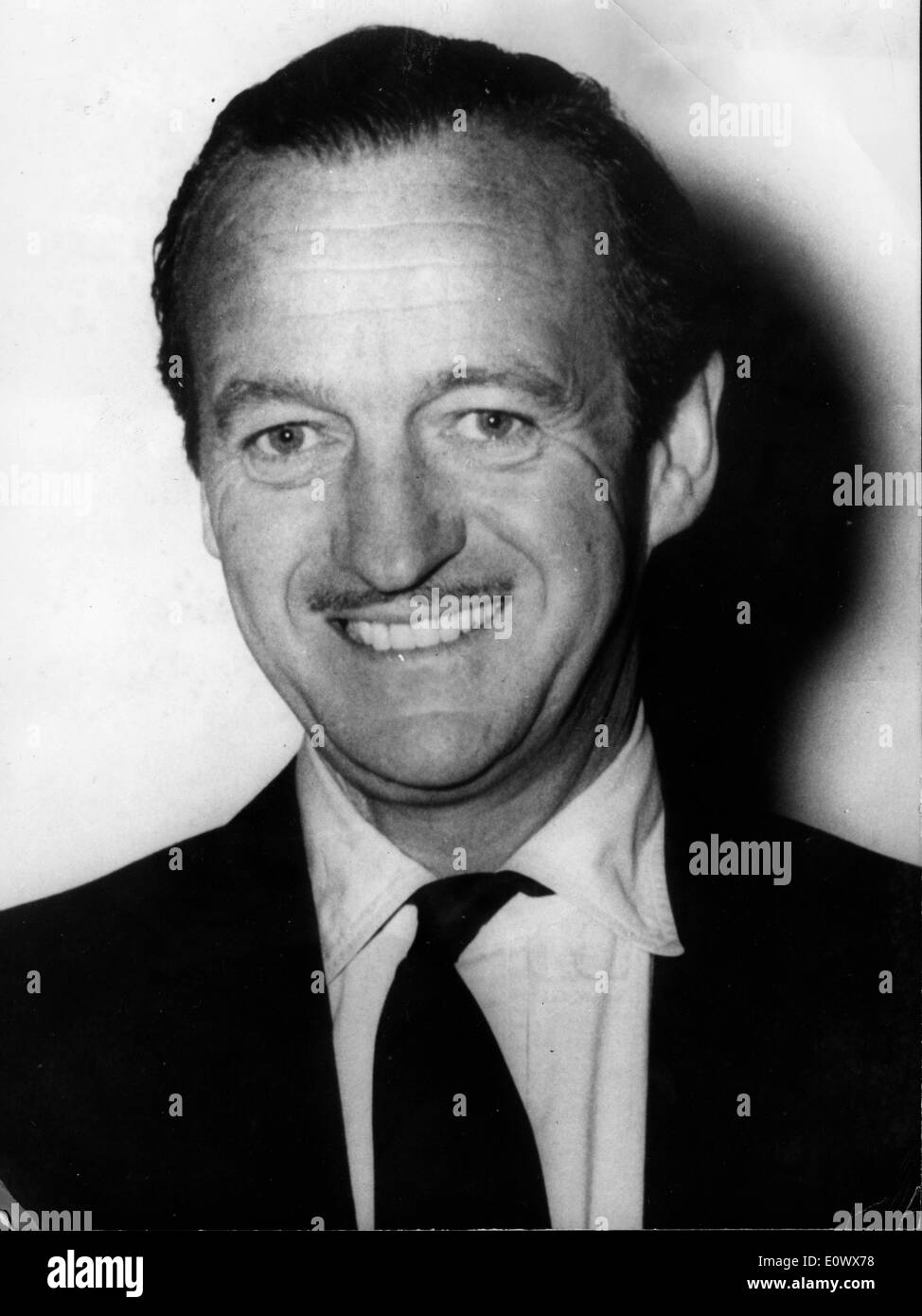Porträt der Schauspieler David Niven Stockfoto