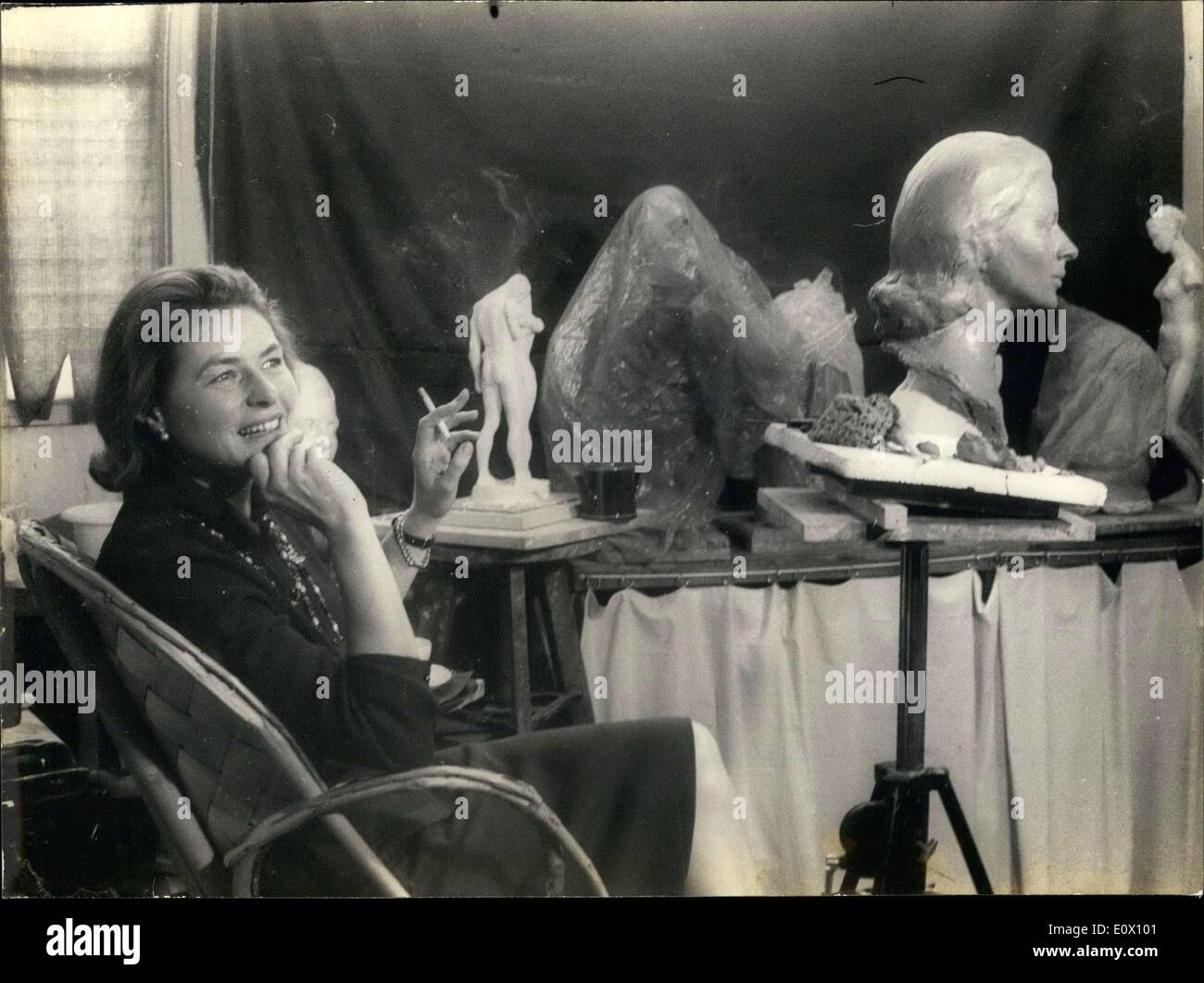 24. November 1964 - Büste '' Gruppe von neun '' Ausstellung gezeigt werden Stockfoto