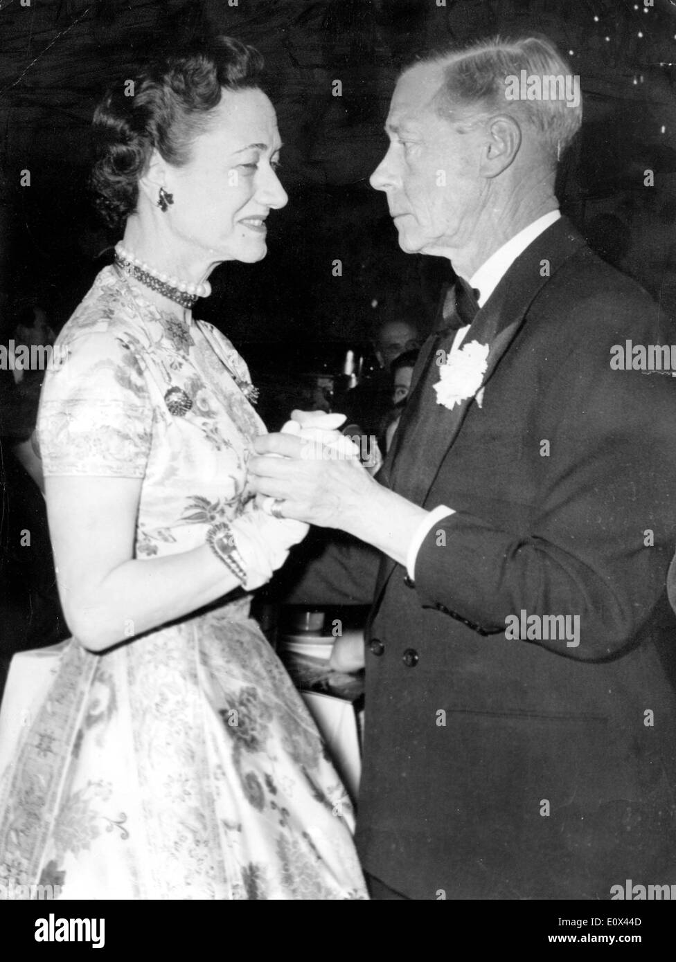 Der Herzog und die Herzogin tanzen im Lido Stockfoto