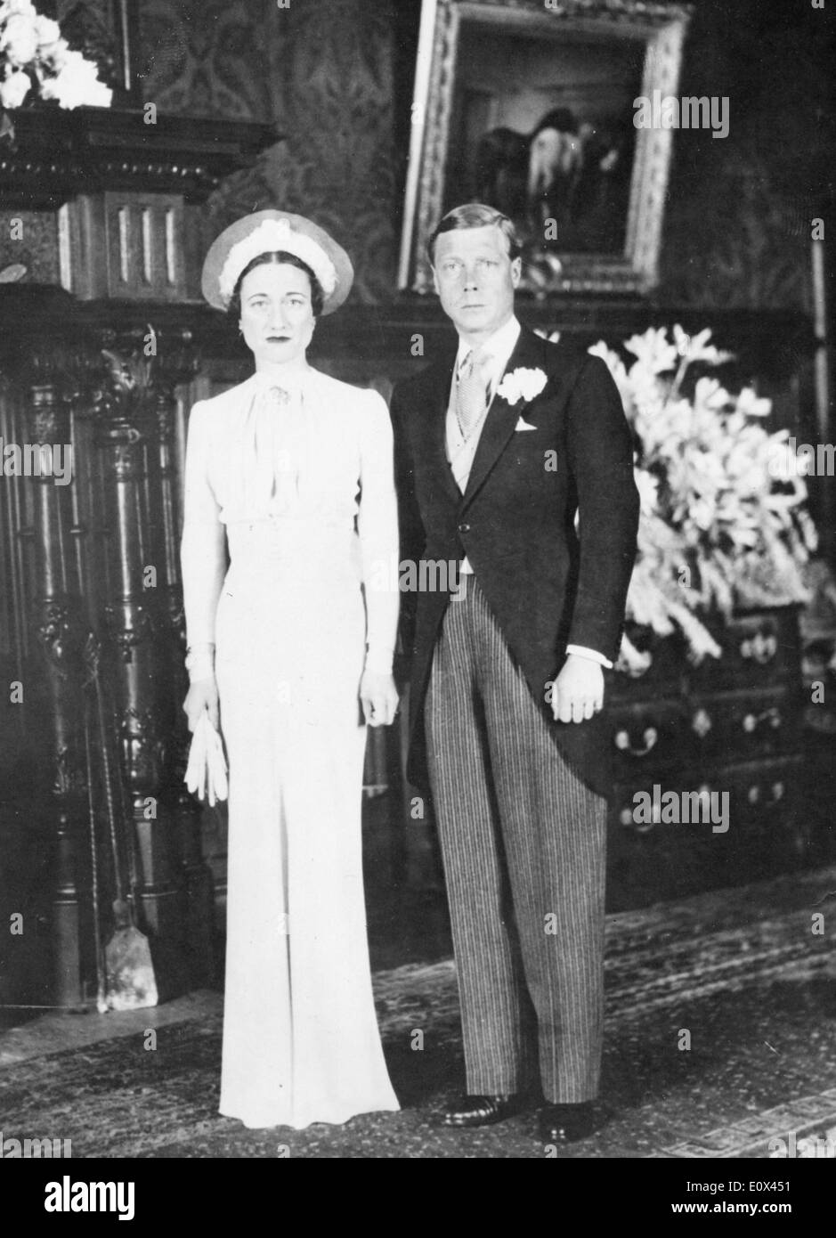 Der Herzog und die Herzogin am Vorabend ihrer Hochzeit Stockfoto