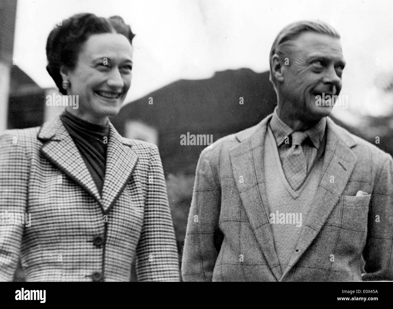 Der Herzog und die Herzogin in Sunningdale Stockfoto