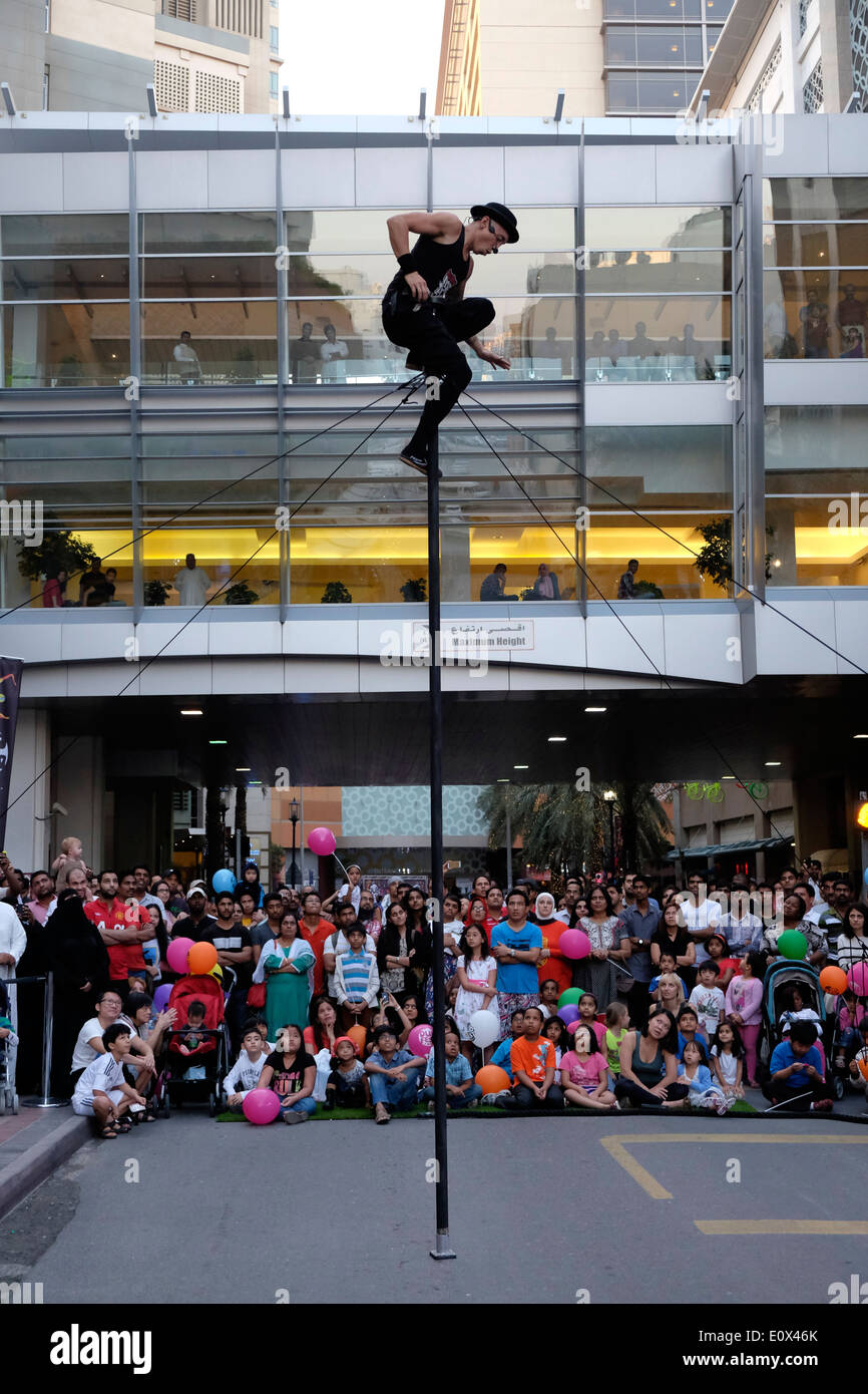 Dub Fest 2014 internationalen Straße und Comedy Festival in Al Ghurair in Dubai Vereinigte Arabische Emirate Stockfoto