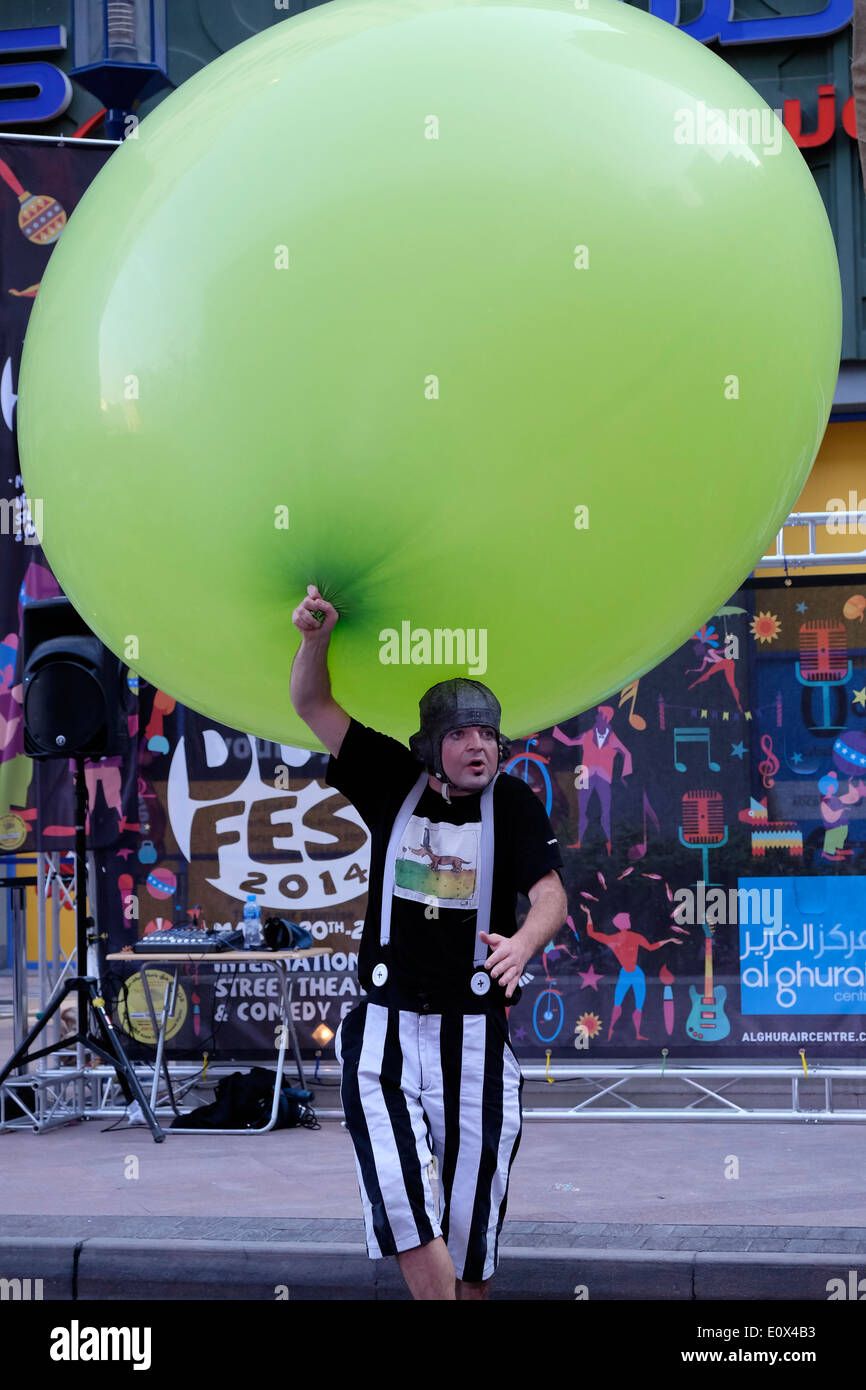 Dub Fest 2014 internationalen Straße und Comedy Festival in Al Ghurair in Dubai Vereinigte Arabische Emirate Stockfoto