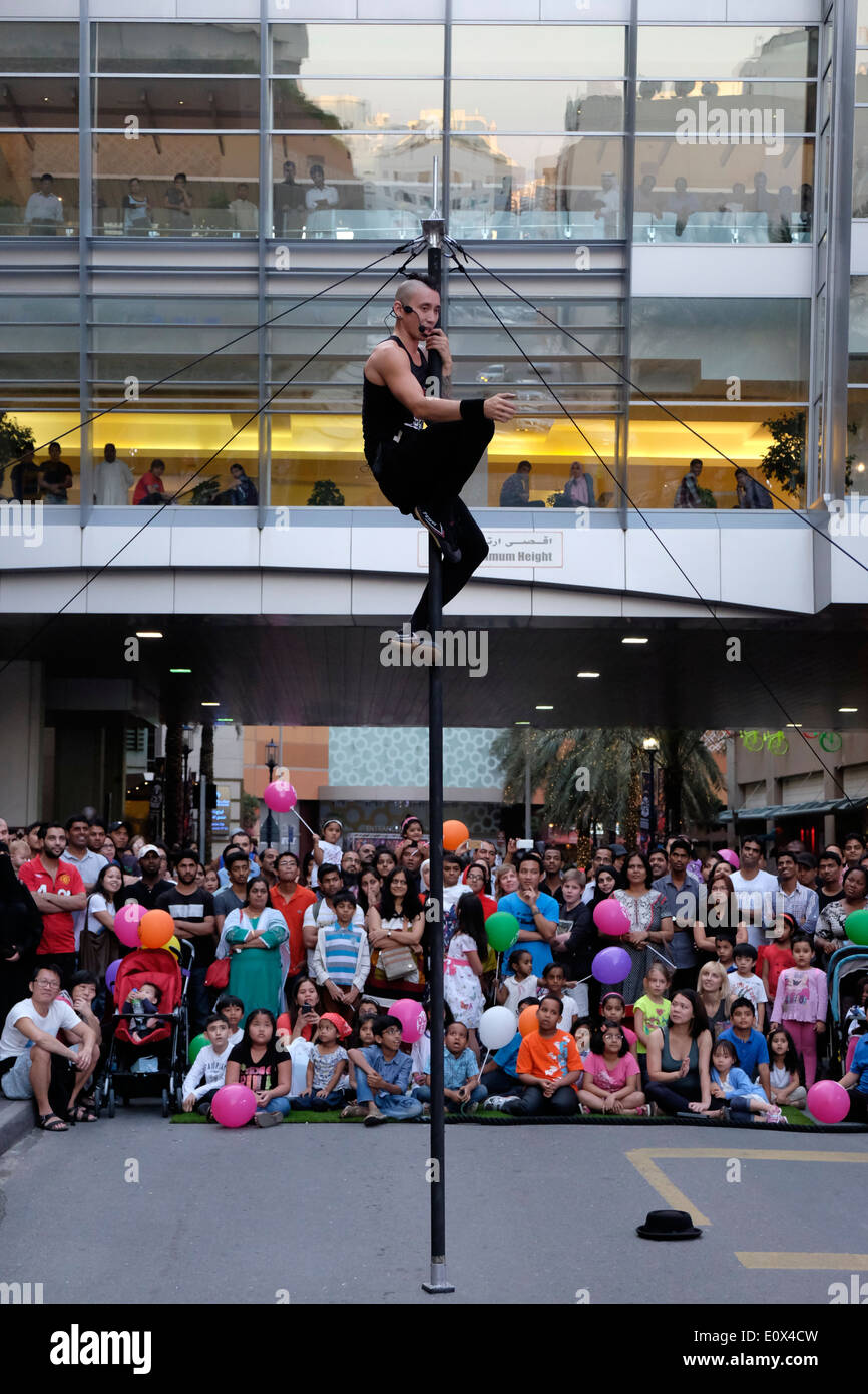 Dub Fest 2014 internationalen Straße und Comedy Festival in Al Ghurair in Dubai Vereinigte Arabische Emirate Stockfoto