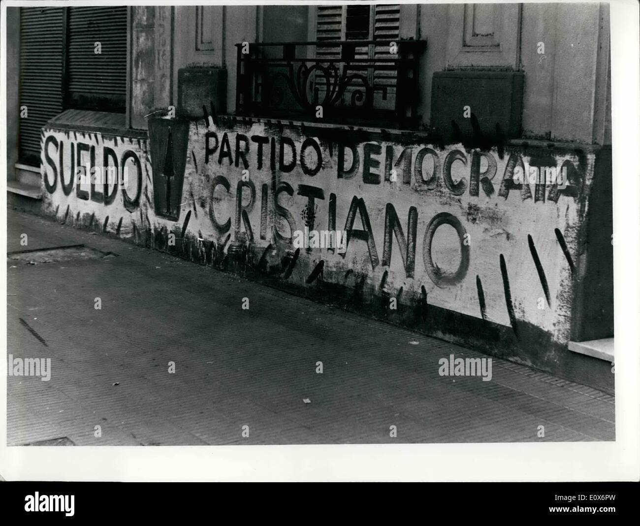 7. Juli 1965 - argentinische Wahlen 7. Juli 1963 Stockfoto