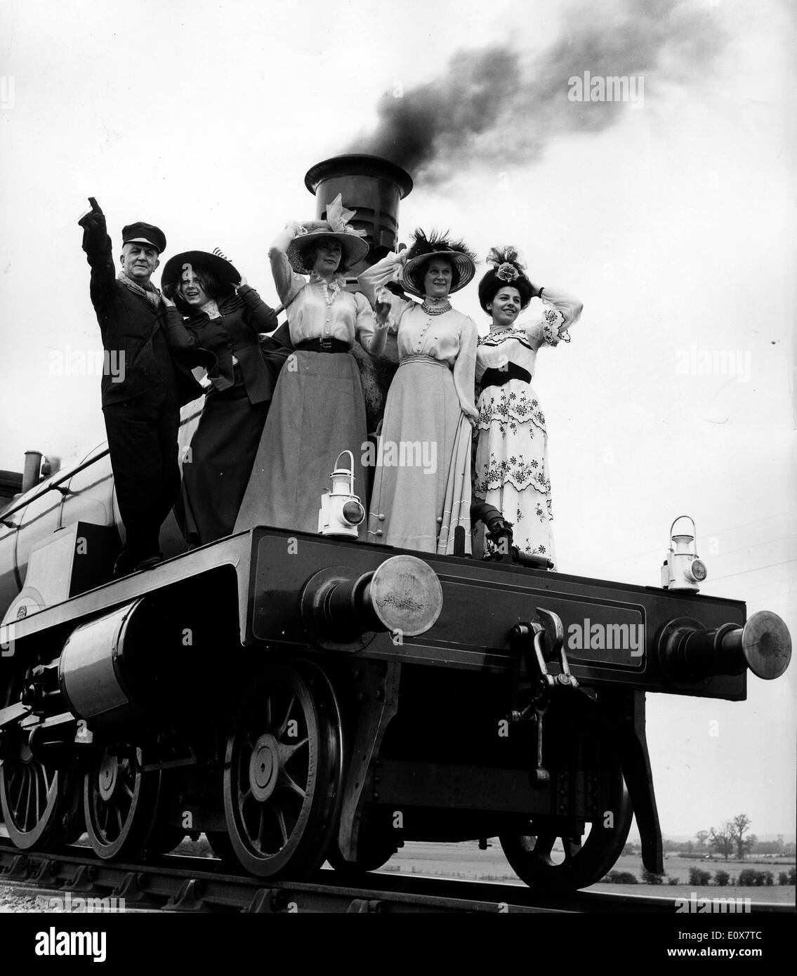 1894-Engine macht eine kommen zurück Stockfoto