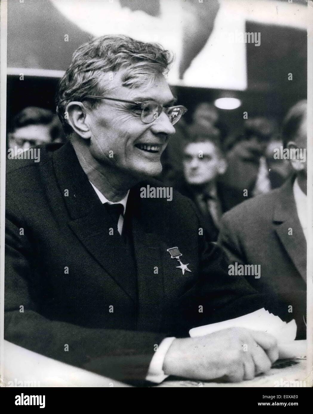 1. Januar 1966 - Mikhail Suslov: Vertreter der kommunistischen Partei der Sowjetunion bei der 11. kommunistischen Partei Konferenz Italiens in der Congress Hall Rom heute. Stockfoto