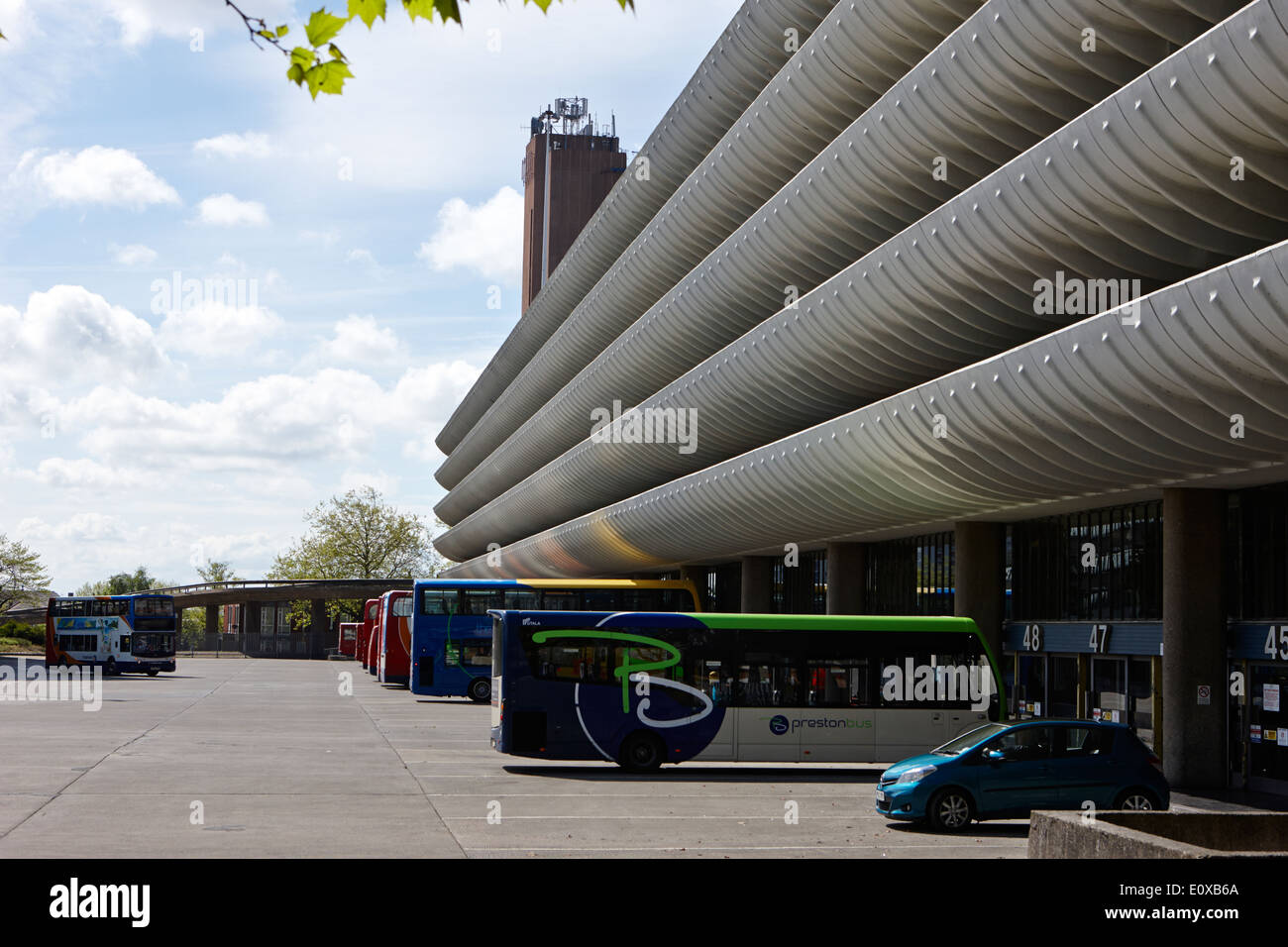Preston Busbahnhof England UK Stockfoto