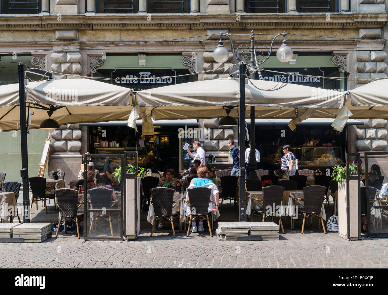 Caffe Milano, Mailand, Italien Stockfoto