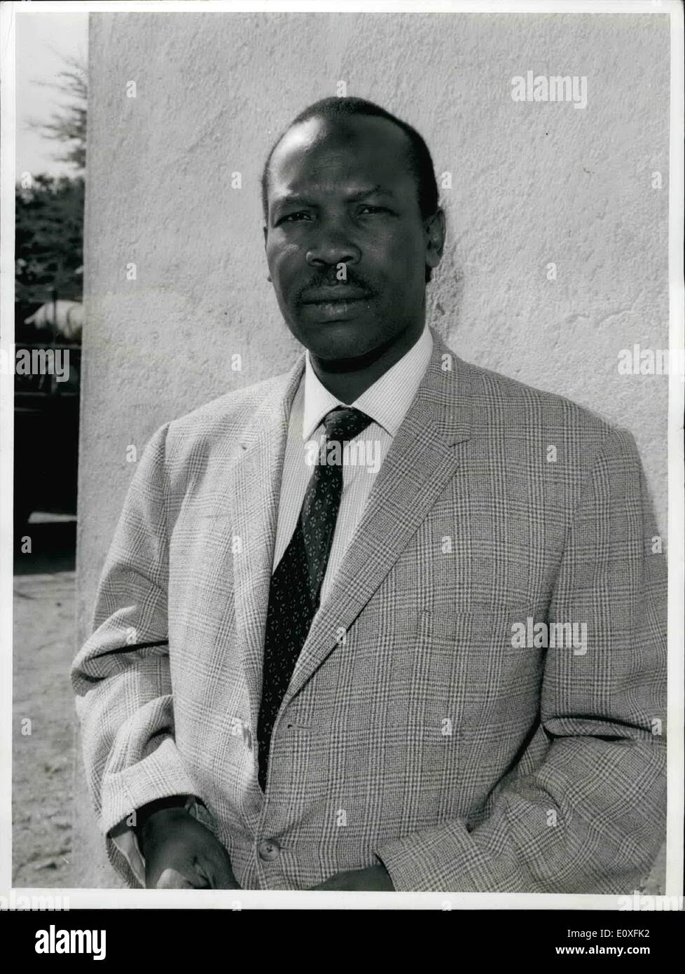 Sept. 09, 1966 - African hohe Kommission Gebiete: The Betschuanaland Protektorat. Foto zeigt Pres Sir Seretse Khama, der die Stockfoto