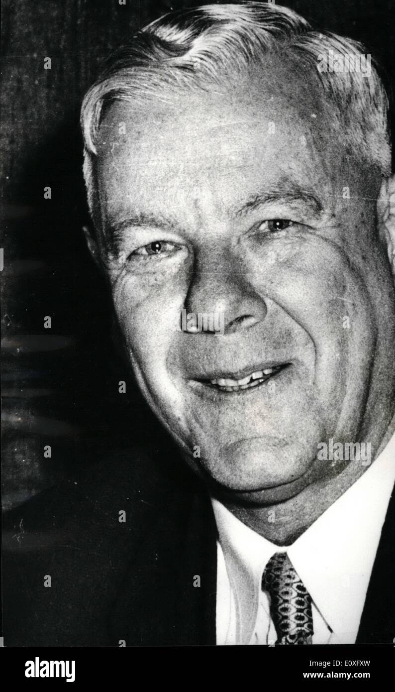 Sept. 09, 1966 - südafrikanische Premierminister stirbt nach wird ERSTOCHEN von A weißer Mann: Dr. Verwoerd, der südafrikanischen Premier wurde erstochen mehrmals in den Hals durch einen weißen Mann in der Uniform eines parlamentarischen boten in das House of Parliament in Kapstadt heute Nachmittag gekleidet. Späteren Berichten zufolge starb Dr. Verwoerd später vor dem Angriff. Vor sechs Jahren entkam er Ermordung wenn ein britischer weißer Farmer zwei Revolver Kugeln in den Kopf im Nahbereich, aber sie erholte sich fixiert. Foto zeigt Dr. Stockfoto