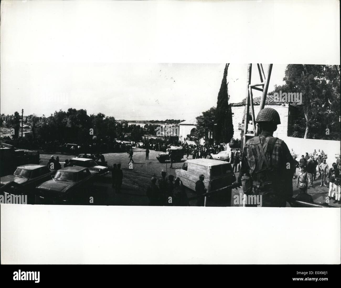 6. Juni 1967 - Krieg im Nahen Osten: Altstadt von Jerusalem von israelischen Truppen gefangen genommen. P Stockfoto
