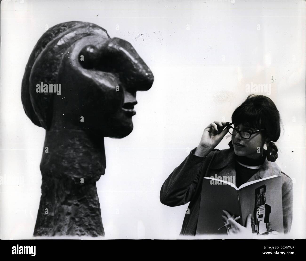6. Juni 1967 - Picasso-Ausstellung in der Tate Gallery. Die Tate Gallery in London, hält jetzt eine Ausstellung von Skulpturen, Stockfoto