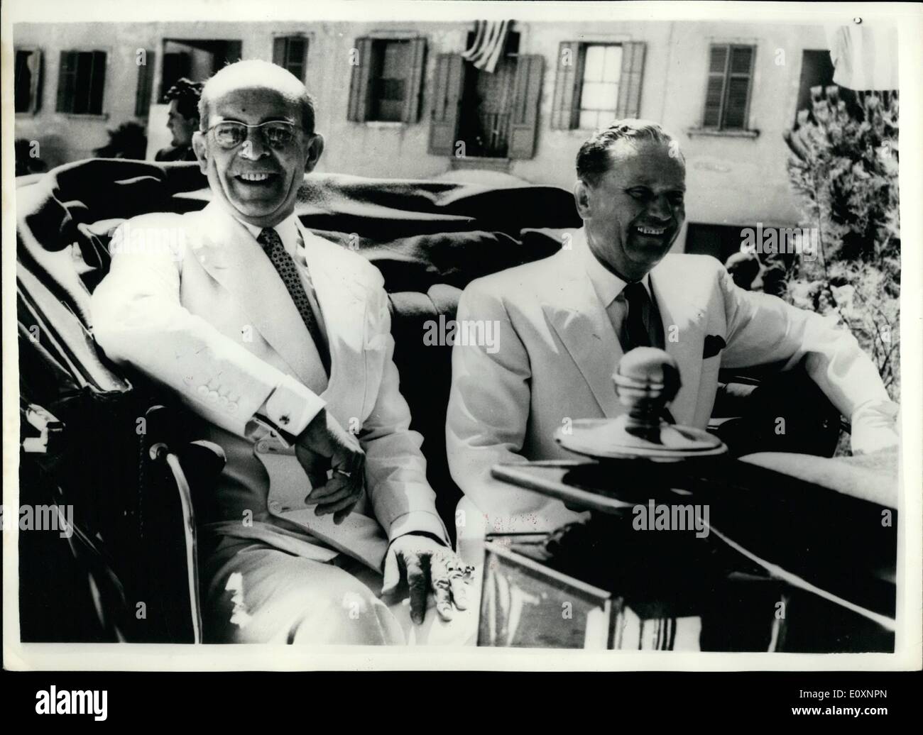 7. Juli 1967 König Paul von Griechenland zu Besuch in Jugoslawien