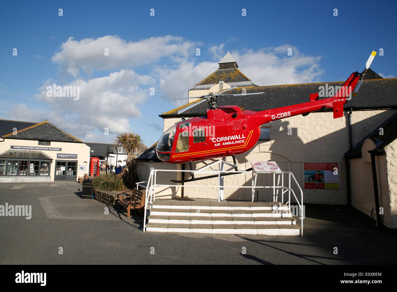 Lands End; Visitor Complex; Hubschrauber; Cornwall; UK Stockfoto