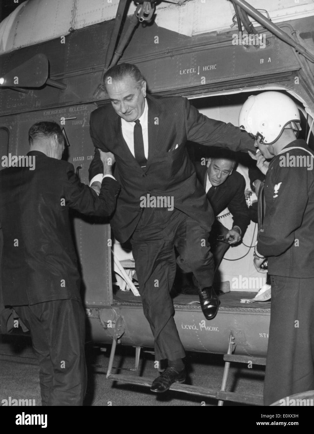 23. Dezember 1967 - Rom, Italien - LYNDON BAINES JOHNSON (27. August 1908 - 22. Januar 1973) oft als LBJ bezeichnet, war die 36. Stockfoto