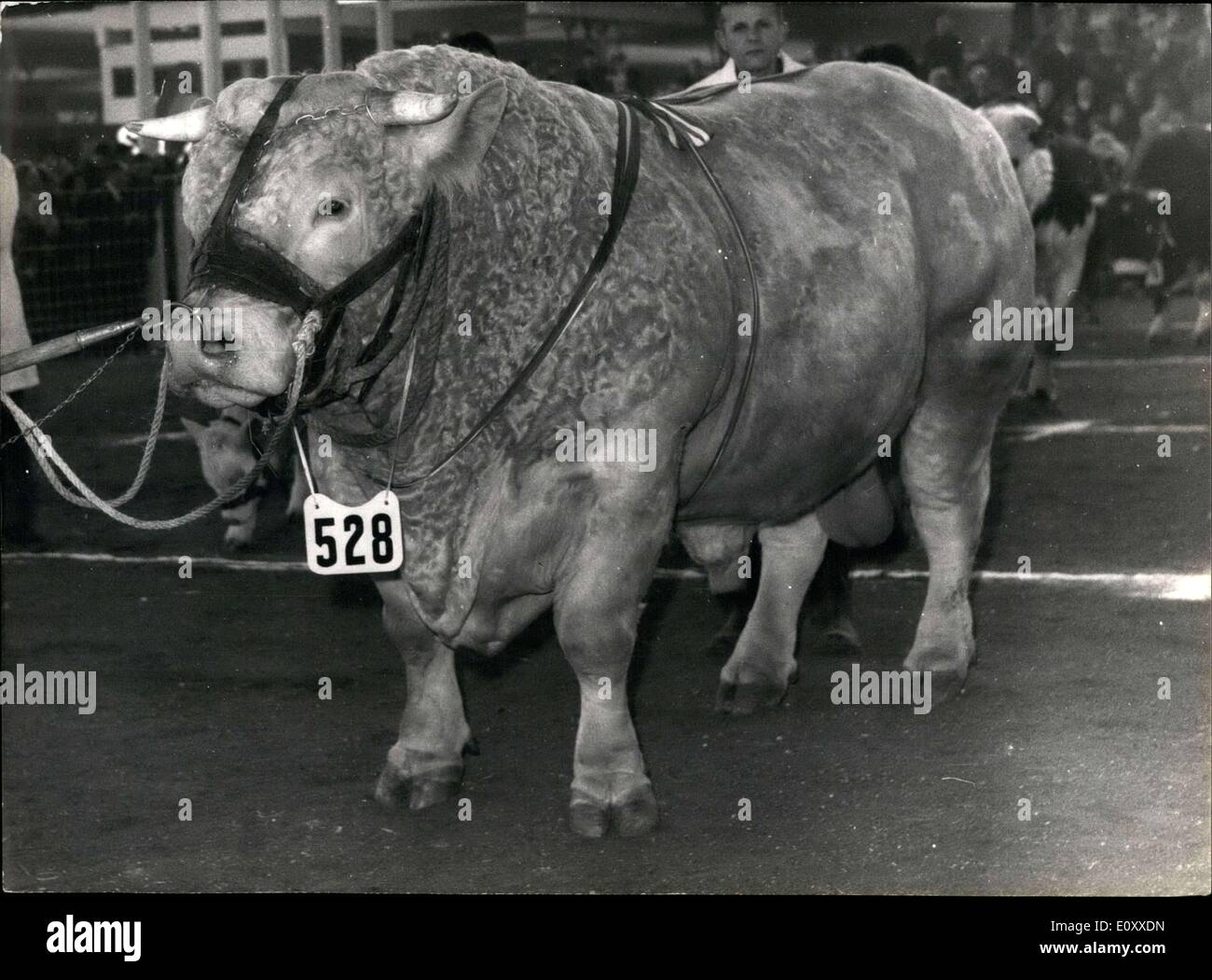 9. März 1968 - er gehört Herr Dessaux. Stockfoto