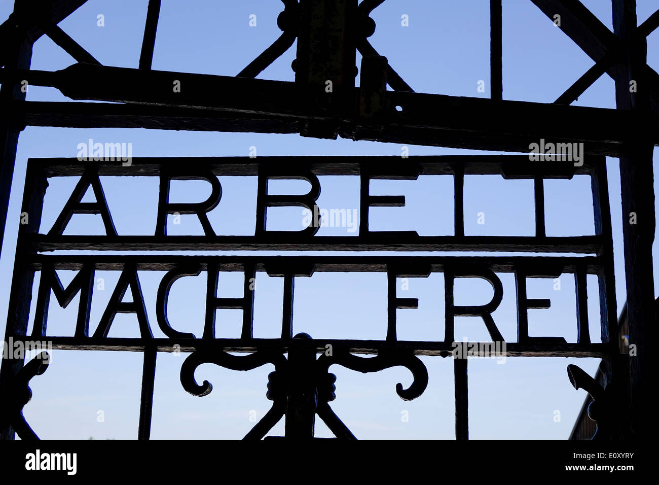 Deutschland, Bayern, KZ-Gedenkstätte Dachau, KZ-Gedenkstätte Dachau bei München Stockfoto