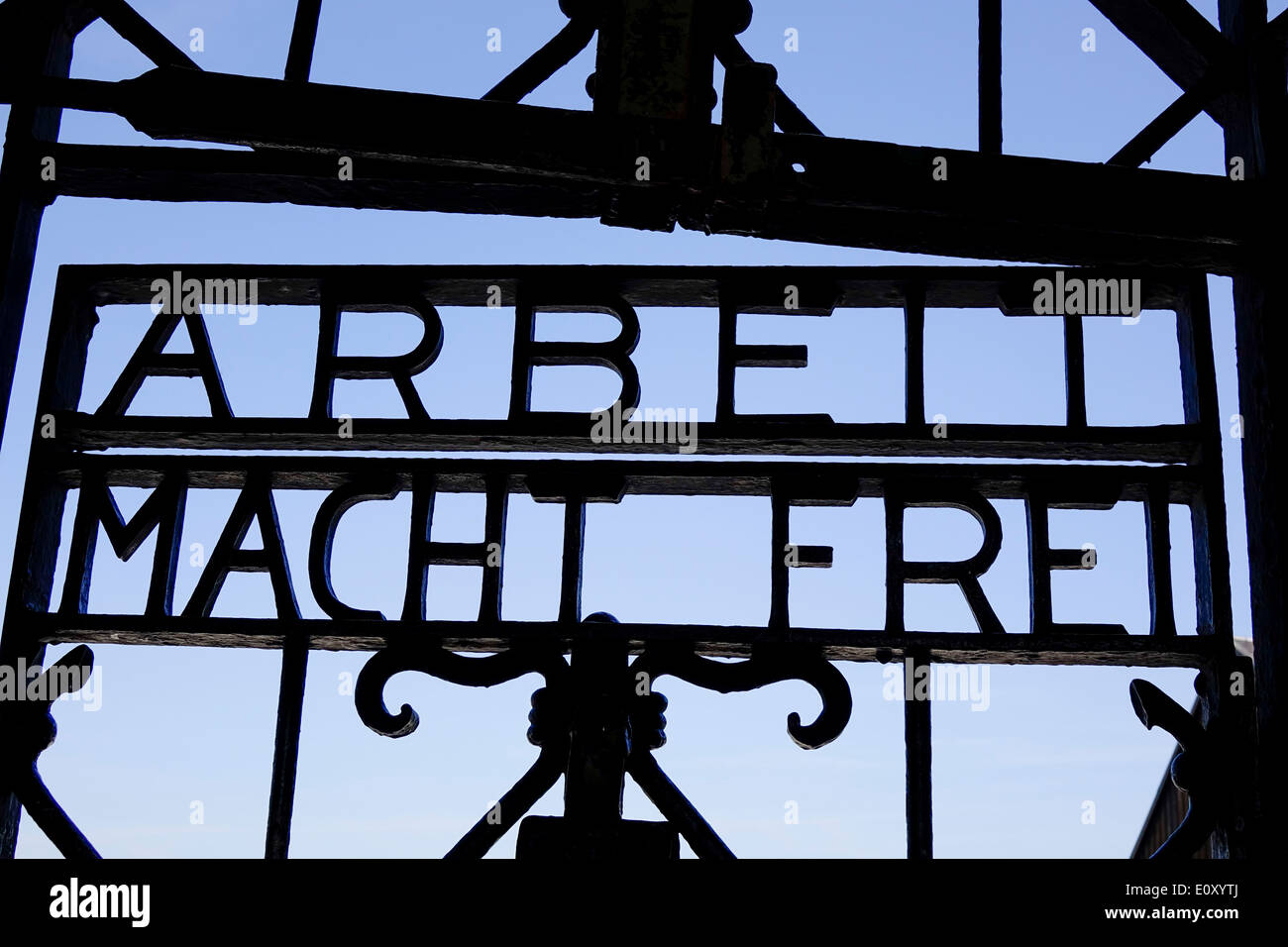 Deutschland, Bayern, KZ-Gedenkstätte Dachau, KZ-Gedenkstätte Dachau bei München Stockfoto