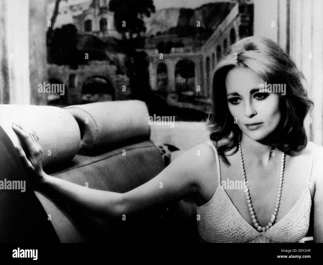 Schauspielerin Faye Dunaway in dem Film "Les Amants" Stockfoto