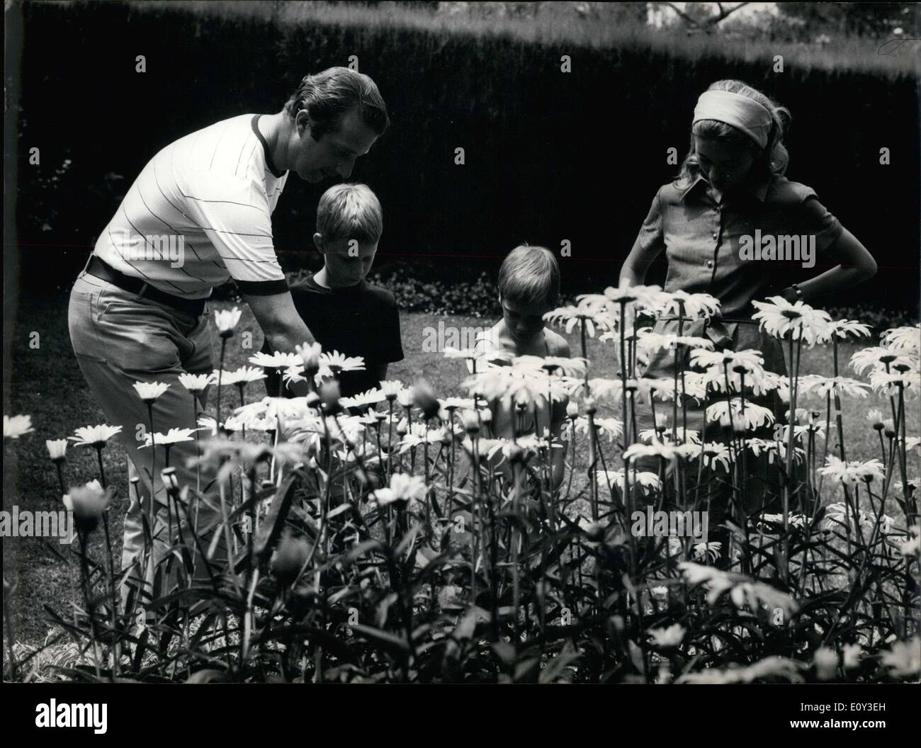 5. Juli 1968 - Prinzessin Astrid, Prinz Philippe Stockfoto