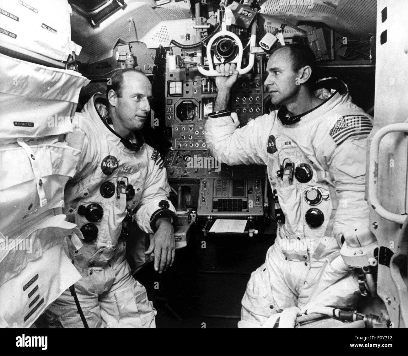 Apollo 12 Astronauten Pete Conrad und Alan Bean Stockfoto