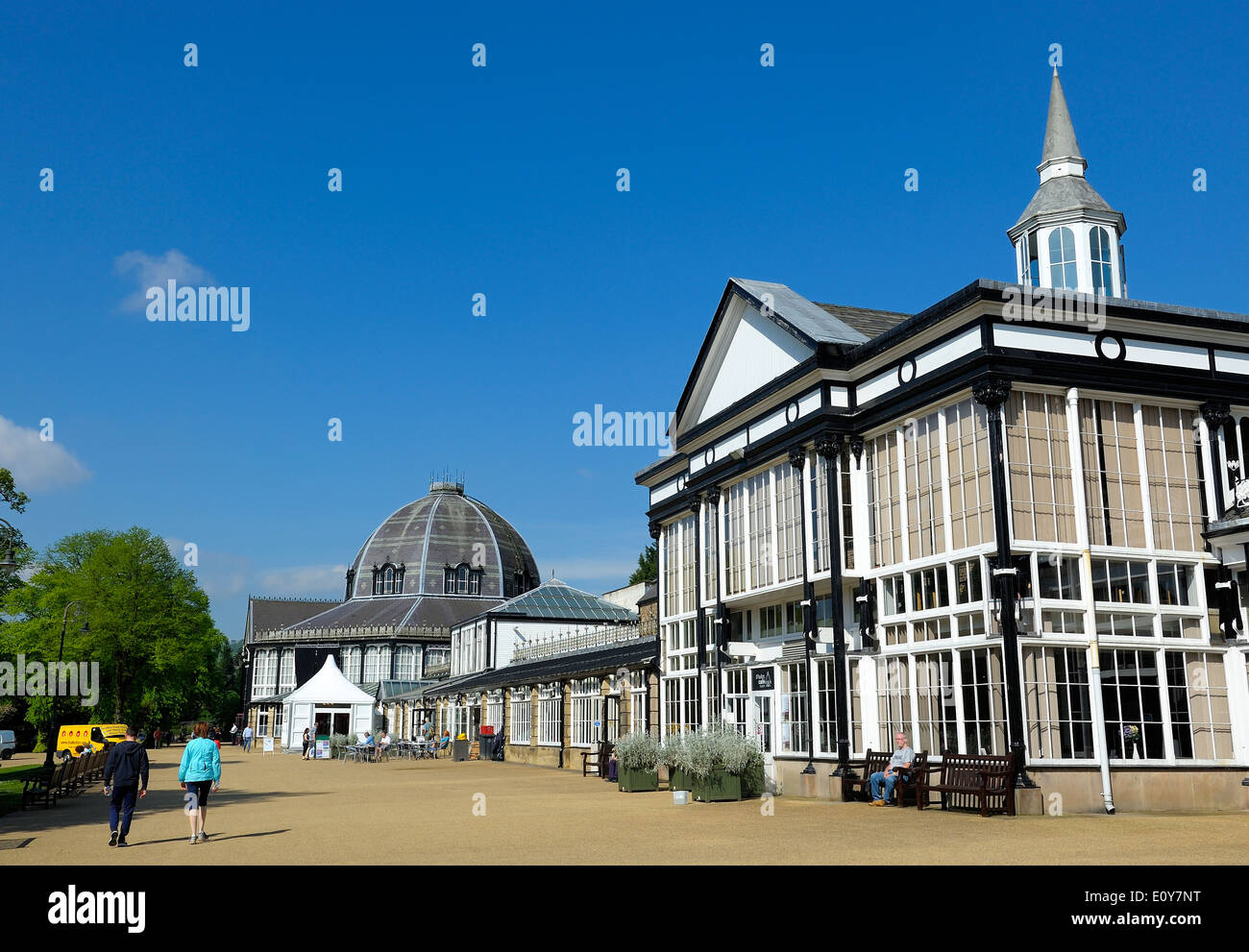 Buxton Pavilion Gärten Derbyshire England UK Stockfoto