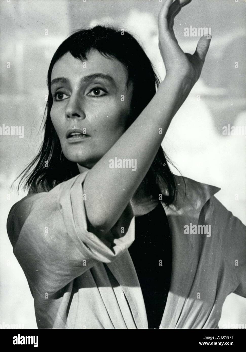 17. Januar 1969 Ludmilla Tcherina hier sehen Proben eine Szene aus 