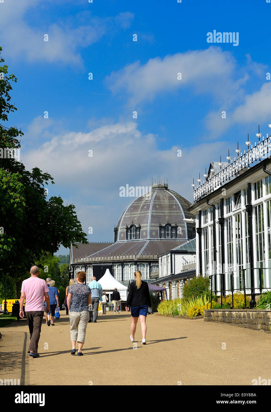 Buxton Pavilion Gärten Derbyshire England UK Stockfoto