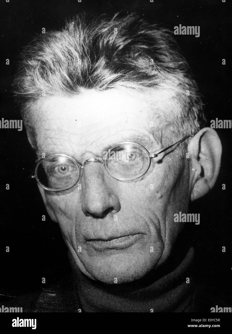 Schriftsteller Samuel Beckett gewinnt Nobelpreis 1969 Stockfoto